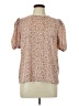 Shein 100% Polyester Tan Short Sleeve Blouse Size L - photo 1