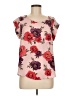 Alice Blue 100% Polyester Pink Short Sleeve Blouse Size M - photo 1