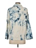 UPSTATE Tie-dye Blue 3/4 Sleeve Blouse Size S - photo 2