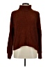 Pink Rose 100% Polyester Brown Turtleneck Sweater Size M - photo 1