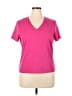 Real Clothes Pink Short Sleeve Top Size XL - photo 1