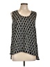 Armani Exchange Aztec Or Tribal Print Black Sleeveless Blouse Size L - photo 1