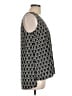Armani Exchange Aztec Or Tribal Print Black Sleeveless Blouse Size L - photo 4