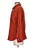 Sanctuary 100% Cotton Solid Orange Long Sleeve Button-Down Shirt Size S - photo 5