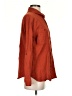 Sanctuary 100% Cotton Solid Orange Long Sleeve Button-Down Shirt Size S - photo 4