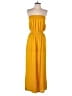 Forever 21 Solid Yellow Jumpsuit Size S - photo 1