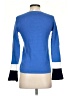 Jigsaw 100% Cotton Color Block Blue Pullover Sweater Size S - photo 2