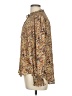 alex & lili 100% Polyester Tweed Brown Long Sleeve Blouse Size M - photo 5