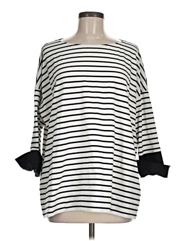Lafayette 148 New York 3/4 Sleeve Top (view 1)