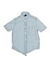 Gap 100% Cotton Blue Short Sleeve Button-Down Shirt Size 4 - 5 - photo 1