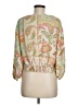 Rose + Olive 100% Polyester Green 3/4 Sleeve Blouse Size M - photo 2