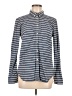 Gap 100% Cotton Stripes Blue Long Sleeve Button-Down Shirt Size M - photo 1