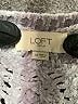 Ann Taylor LOFT Outlet 100% Polyester Silver Pullover Sweater Size XS - photo 7