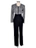 Assorted Brands 100% Rayon Houndstooth Black Jumpsuit Size 4 - photo 1