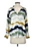 Zara Tie-dye Green 3/4 Sleeve Blouse Size XS - photo 1