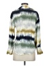 Zara Tie-dye Green 3/4 Sleeve Blouse Size XS - photo 2