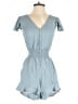 Bobi BLACK Solid Blue Romper Size XS - photo 1