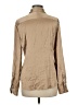 Madewell Metallic Tan Long Sleeve Blouse Size 8 - photo 2