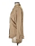 Madewell Metallic Tan Long Sleeve Blouse Size 8 - photo 5