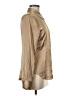 Madewell Metallic Tan Long Sleeve Blouse Size 8 - photo 4