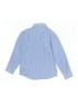 Unbranded Checkered-gingham Blue Long Sleeve Button-Down Shirt Size 6 - photo 2