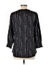 Assorted Brands Black 3/4 Sleeve Blouse Size L - photo 2