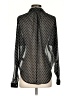 Dex 100% Polyester Polka Dots Black Long Sleeve Blouse Size S - photo 2
