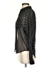 Dex 100% Polyester Polka Dots Black Long Sleeve Blouse Size S - photo 5
