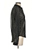 Dex 100% Polyester Polka Dots Black Long Sleeve Blouse Size S - photo 4