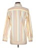 Foxcroft 100% Polyester Stripes Yellow Long Sleeve Blouse Size 6 - photo 2