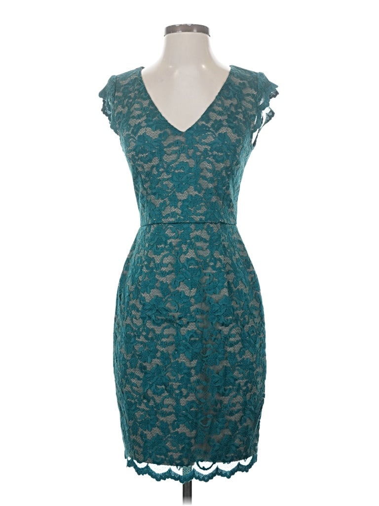 Pre-owned Slate & Willow Cocktail Dress In Blue