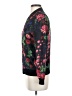 Club Monaco 100% Viscose Floral Black Track Jacket Size XS - photo 5