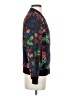 Club Monaco 100% Viscose Floral Black Track Jacket Size XS - photo 4