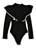 Salanta Black Bodysuit Size 4 - photo 1