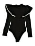 Salanta Black Bodysuit Size 4 - photo 2