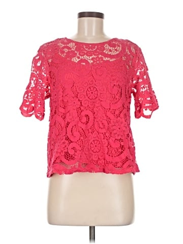 NANETTE Nanette Lepore Short Sleeve Blouse (view 1)