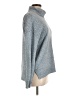 Evolution by Cyrus 100% Polyester Silver Blue Turtleneck Sweater Size L - photo 4