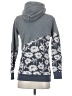 Ampersand Ave Floral Gray Pullover Hoodie Size XS - photo 2