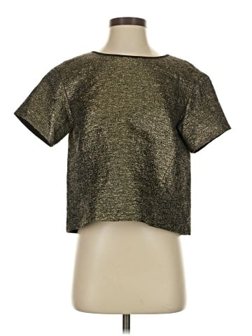 Lafayette 148 New York Short Sleeve Top (view 1)