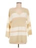Soft Surroundings Stripes Ivory Pullover Sweater Size M - photo 1