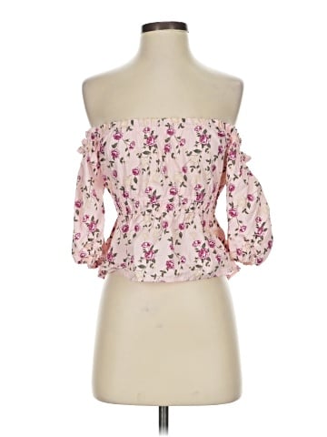 Celebrity Pink 3/4 Sleeve Blouse (view 1)