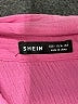 Shein 100% Polyester Pink Short Sleeve Blouse Size 4 - photo 7