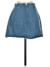 Assorted Brands Solid Blue Denim Skirt Size 0 (estimated) - photo 2