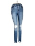 Good American Hearts Blue Jeans Size 0 - photo 1