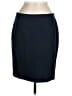 Paraphrase Solid Blue Black Formal Skirt Size 8 - photo 1