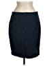 Paraphrase Solid Blue Black Formal Skirt Size 8 - photo 2