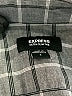 Express Houndstooth Gray Long Sleeve Button-Down Shirt Size S - photo 7
