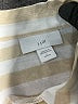 J.Jill Stripes Ivory Long Sleeve Button-Down Shirt Size L - photo 4
