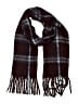Pimkie 100% Polyester Plaid Burgundy Scarf One size - photo 1