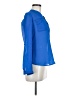 Candie's 100% Polyester Blue Long Sleeve Blouse Size M - photo 4